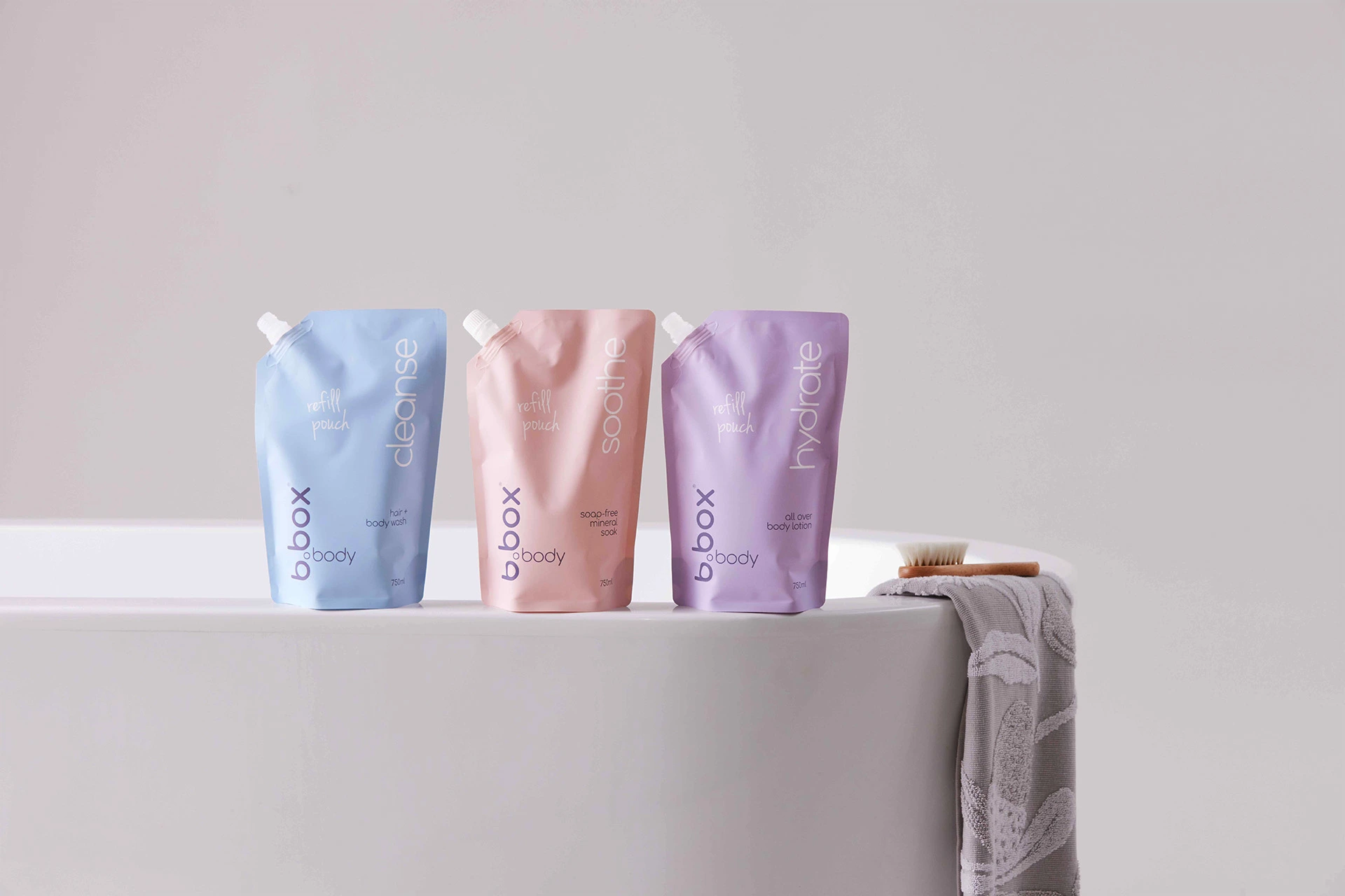 Showcasing the refill design