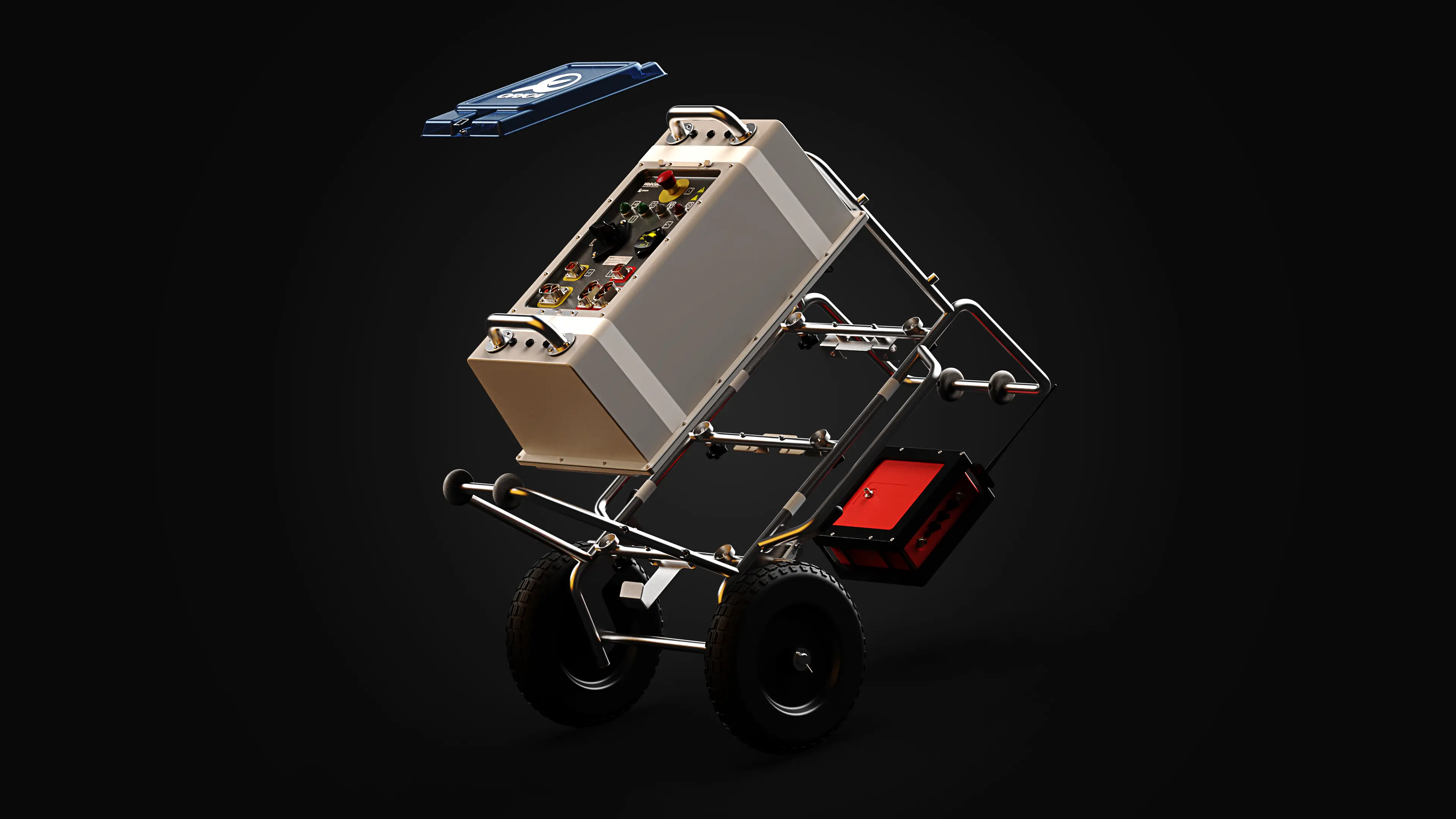 Front exploded view of the WebGen 200 unit